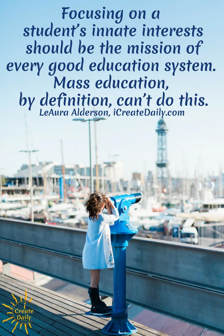 One thing is certain: focusing on a student's passions and proclivities is not a part of the current mainstream education system. In fact educating to passion and purpose is a rare thing. #passion #goals #life #Purpose #EducationQuotes #WhatAreYouPassionateAbout