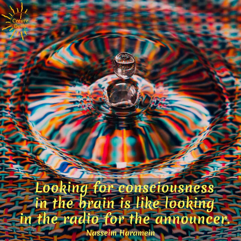 It is interesting to contemplate how quantum physics—the study of the smallest measurable particles in existence—is actually the study of something as expansive as the vast realm of consciousness.
Nasseim Haramein Quote on the brain and consciousness. #PowerOfBelief #ConsciousnessQuote #MindQuotes #BrainQuotes #NasseimHarameinQuotes