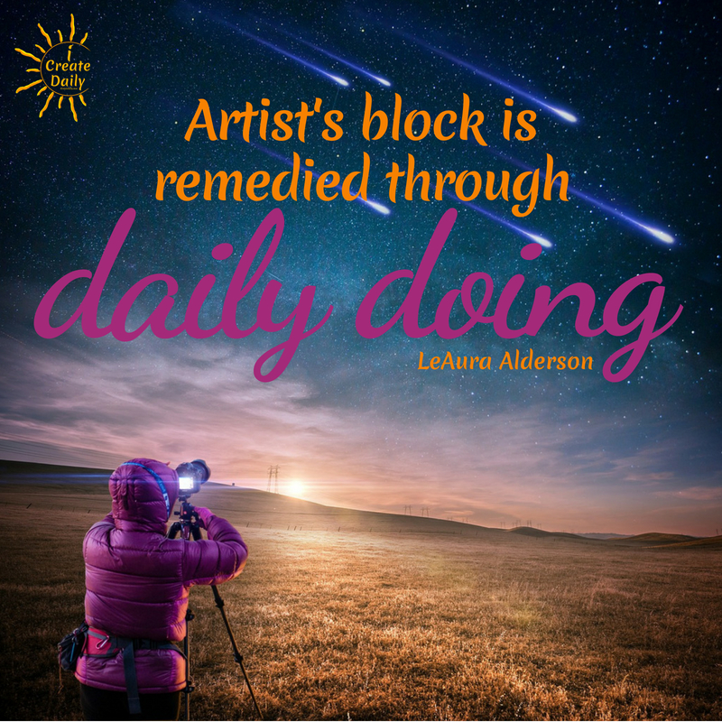 MEANINGFUL QUOTES  ON ARTIST BLOCK QUOTE
Artists Block is remedied through daily doing. #ArtistBlock #WritersBlock #CreativeBlock #CreativityQuotes #Stuck #MeaningfulQuotes