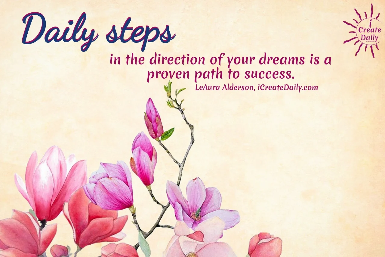 Fuel your dreams with visioning and imagination. Then move your dreams forward with daily steps. #Visioning #PowerOfBelief #Belief #PursueYourDreams #Success #PathToSuccess