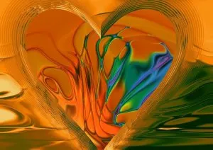 Art from the Heart, Abstract Art, Abstract Heart