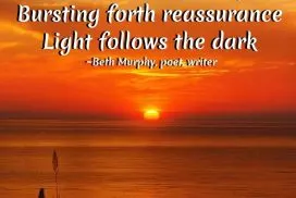 New Year Haiku - Light Follows the Dark. #Haiku #NewYearHaiku #HaikuPoem #NewYearsHaiku #Poetry #iCreateDaily