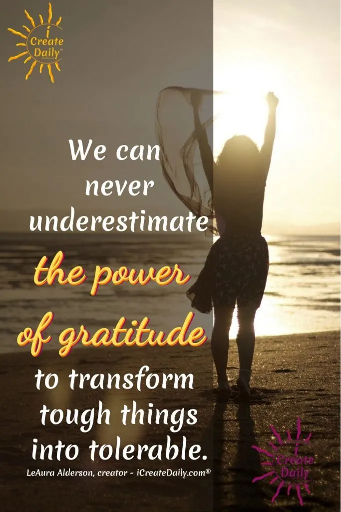 THE POWER OF GRATITUDE: The simplicity of gratitude can expand the heart, elevate the mind and heal the wounded soul. #ThePowerOfGratitude #PowerOfGratitude #iCreateDaily #GratitudeTransforms #Gratitude #Transformation