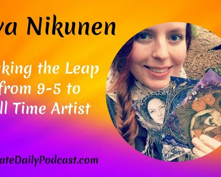 Making the leap from 9-5 to full time artist. Eeva Nikunen